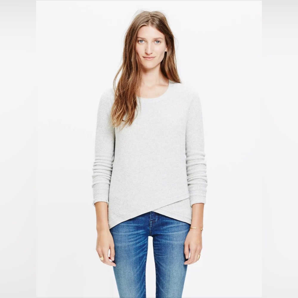 Madewell Feature Pullover Sweater Colorblock Size Small